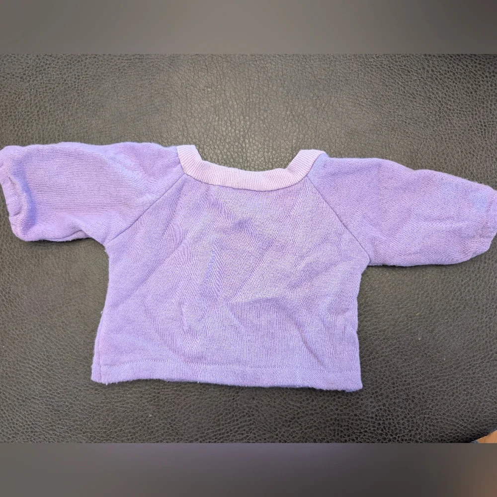 1980's Cabbage Patch Kids Sweatshirt Purple Crewneck Fits Cabbage Patch Doll